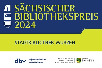 Banner Sächsischer Bibliothekspreis 2024 © dbv Sachsen