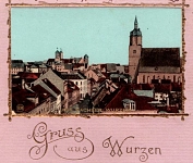 Detail Postkarte "Gruss aus Wurzen", um 1900 © KulturBetrieb Wurzen