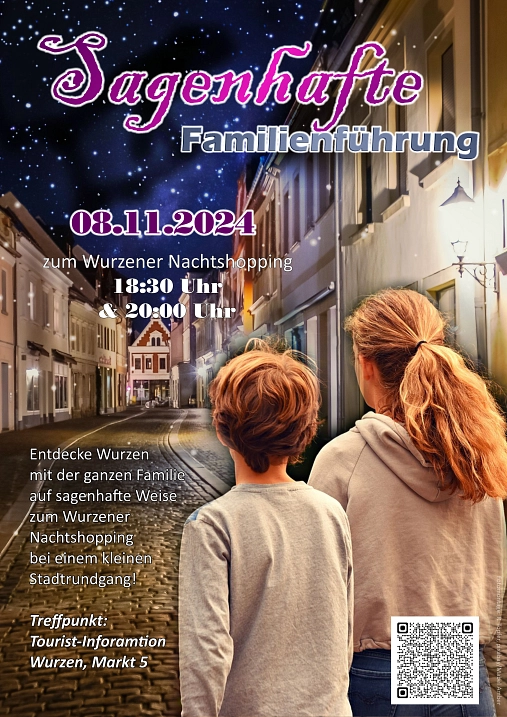 Familienführung Nachtshopping © Tourist-Information Wurzen