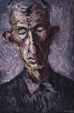 Hans-Peter Hund: Poträt Wilhelm, ruhend, 1969 © Kulturhistorisches Museum Wurzen mit Ringelnatzsammlung